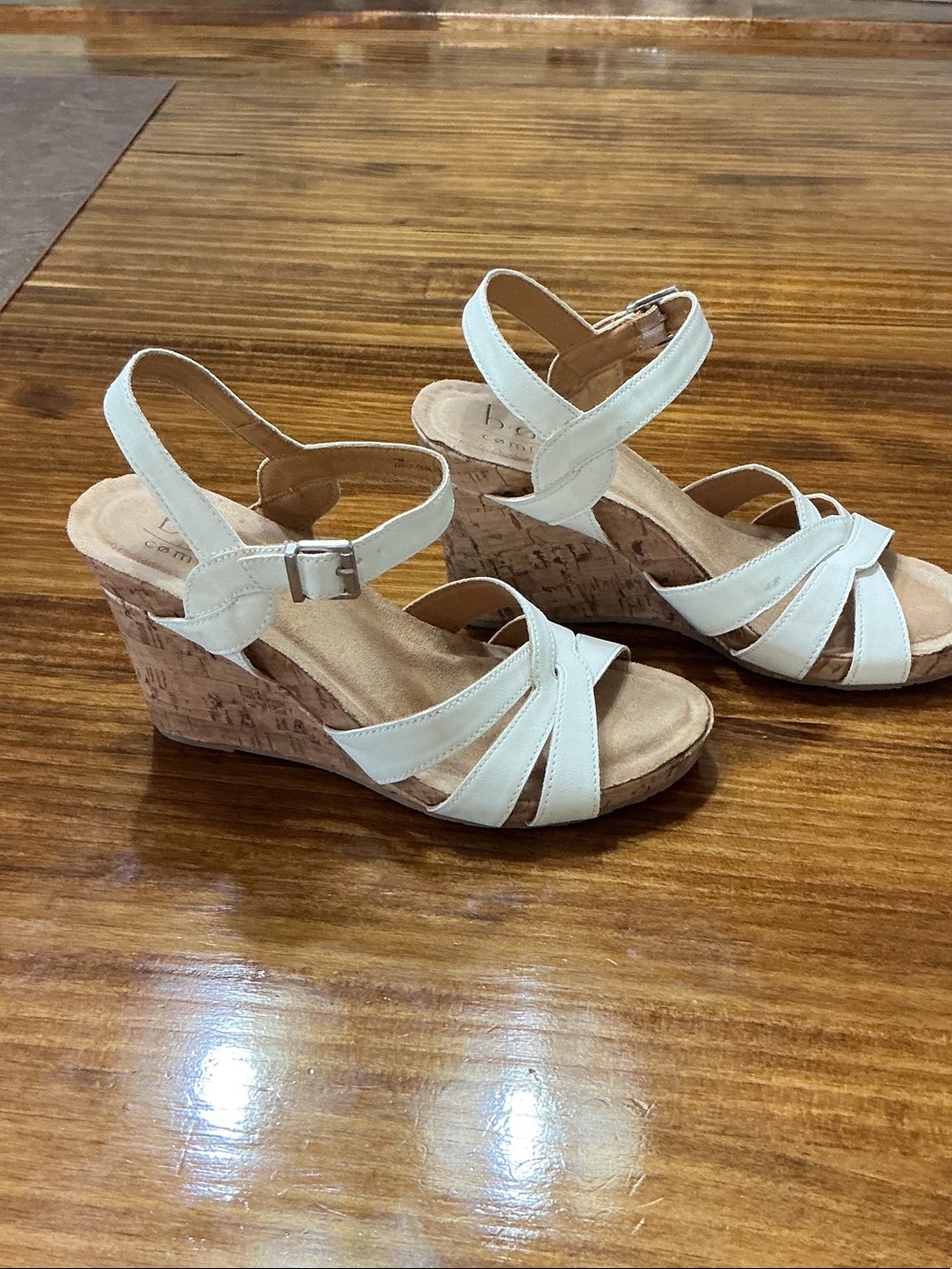 White Summer Sandals Boc